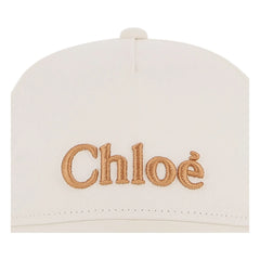 Chloé - Gorra con logo | Crudo