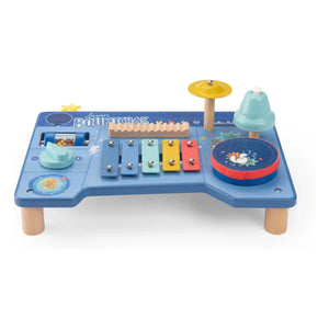 Moulin Roty - Mesa de actividades musicales Puce y Pilou | Azul