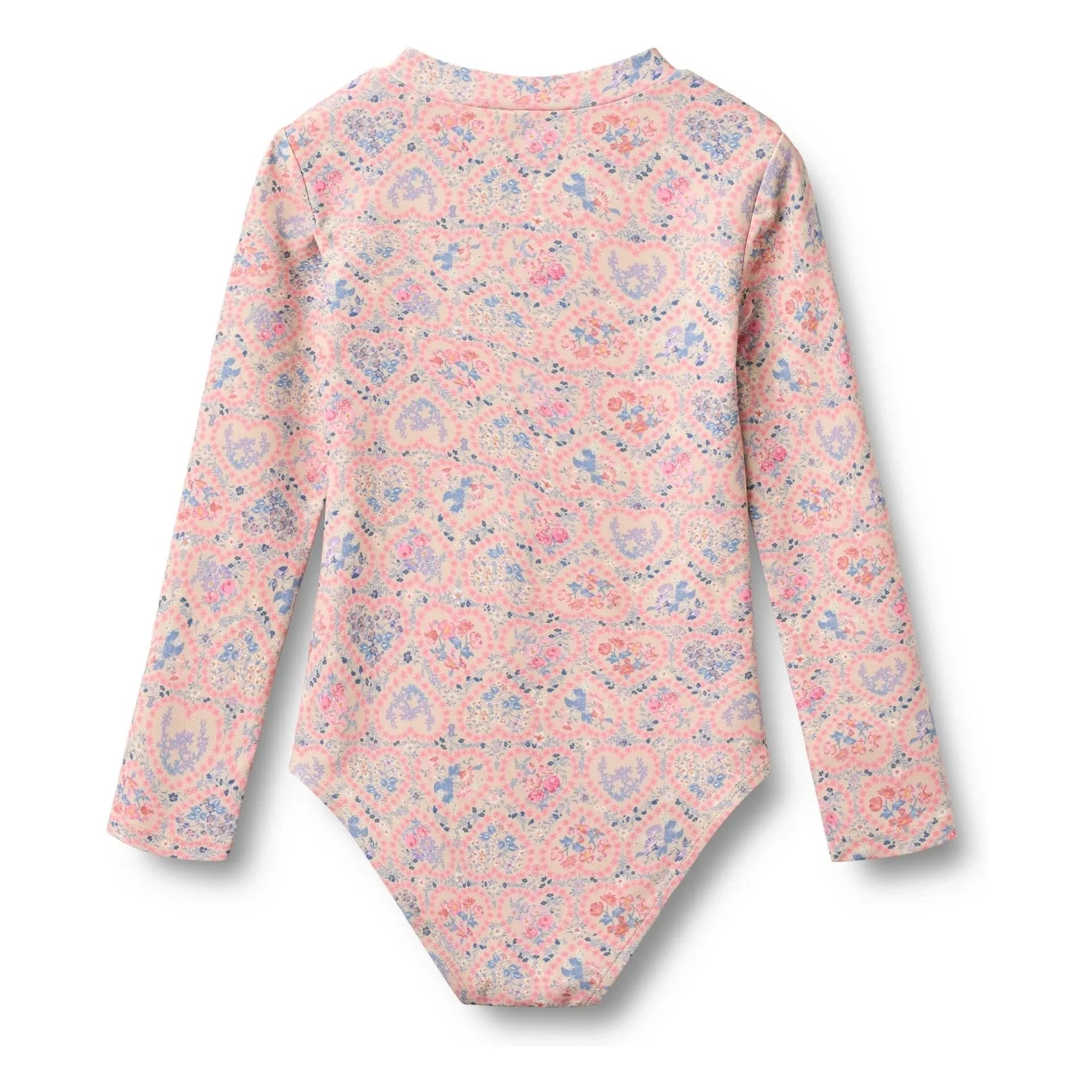 Wheat - Margot Fleuri Bañador de Fibra Reciclada con Protección UV | Rosa claro