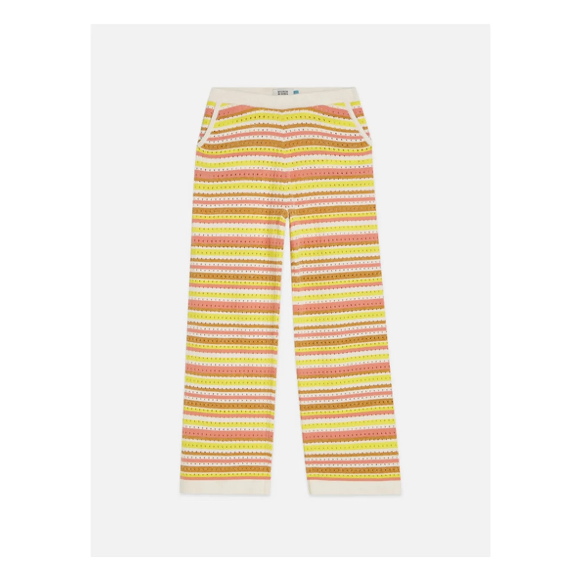 Scotch & Soda - Pantalón de punto Lurex de rayas | Amarillo