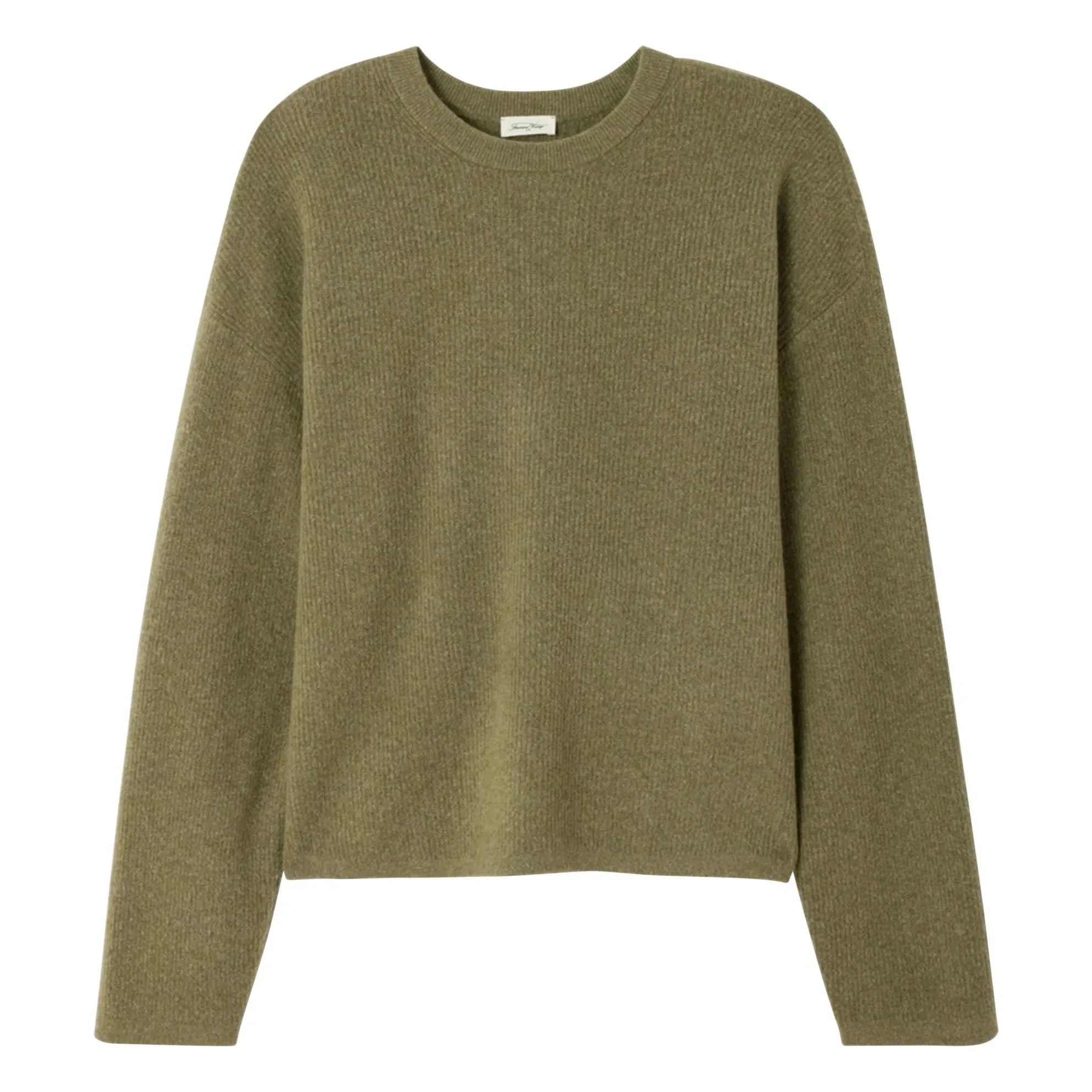 American Vintage - Jersey de cuello redondo | Caqui