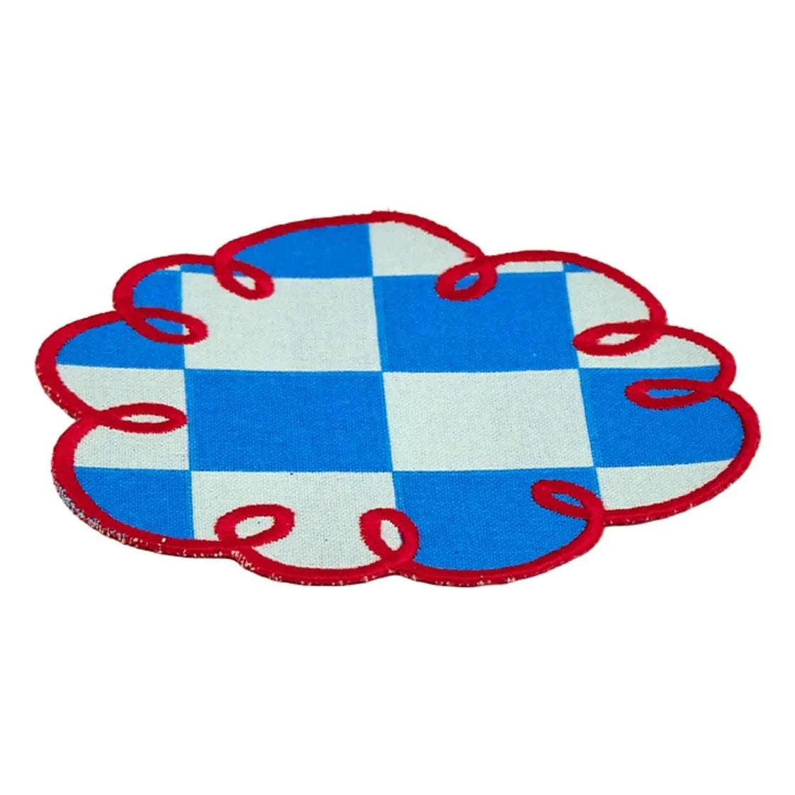 Bitossi - Posavasos cuadrados Dama Azzurro - Juego de 2 | Azul