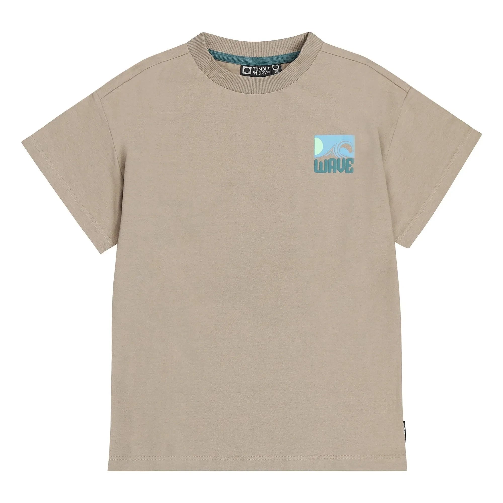 Tumble N'Dry - Islas Salomón Camiseta extragrande de algodón reciclado | Marrón arena