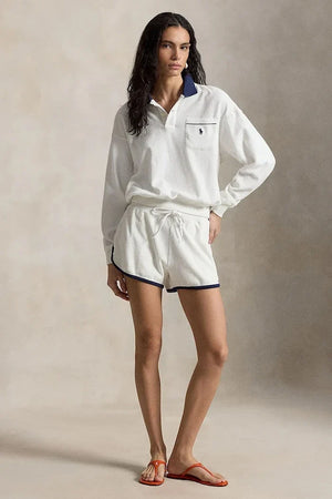 Polo Ralph Lauren sudadera de algodón para mujer LT WT COTTON TERRY-KNT-POLO