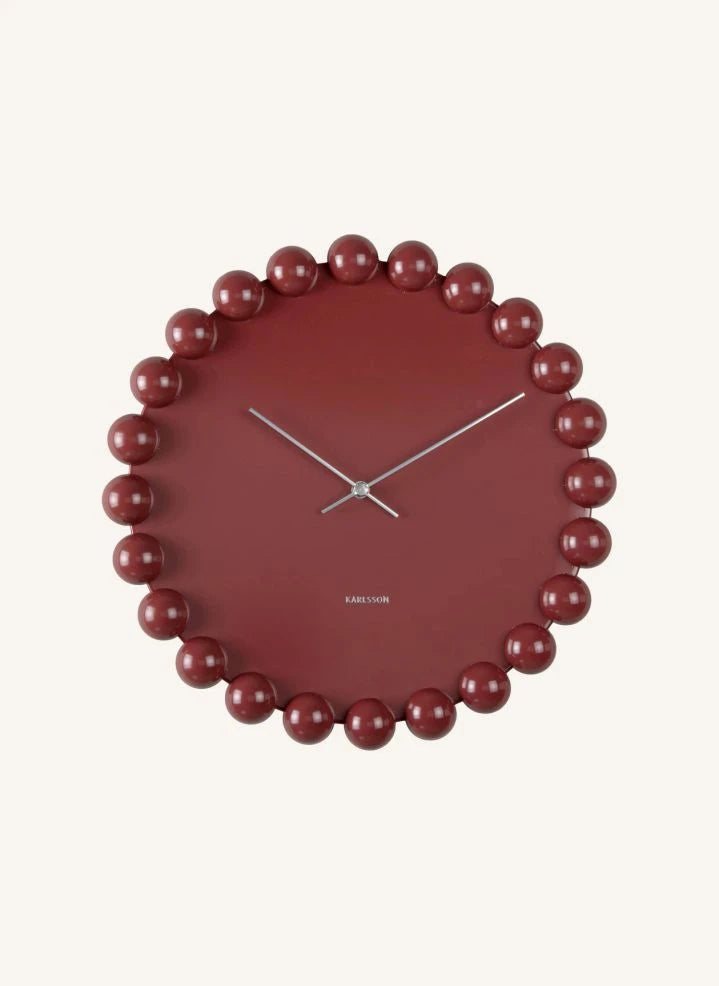 Present Time - Reloj de pared Cadiz Dotty | Burdeos