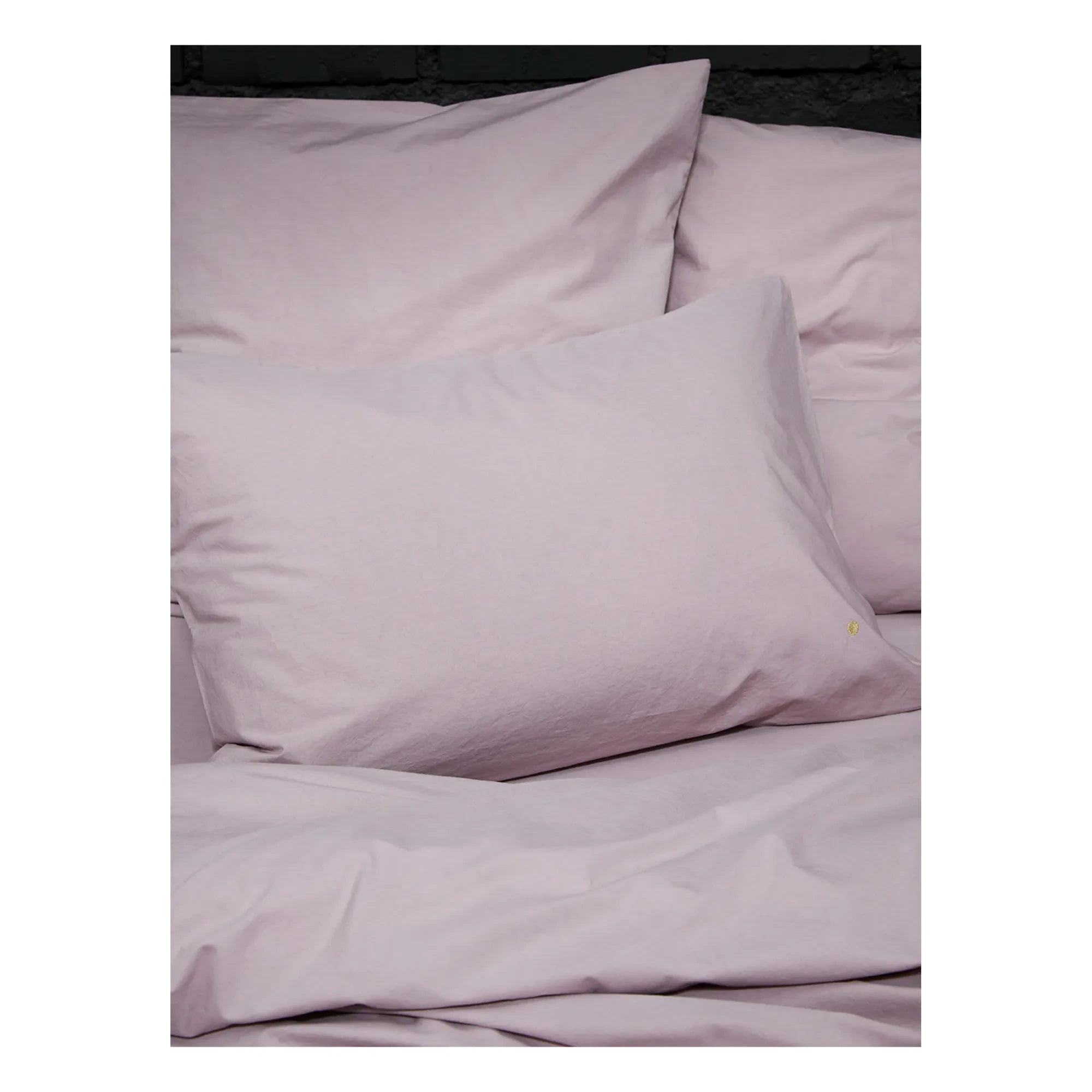 La cerise sur le gâteau - Funda de almohada Celeste | Rosa pálido