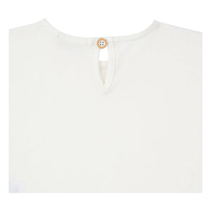 1+ in the family - Camiseta Volants Campanet | Blanco