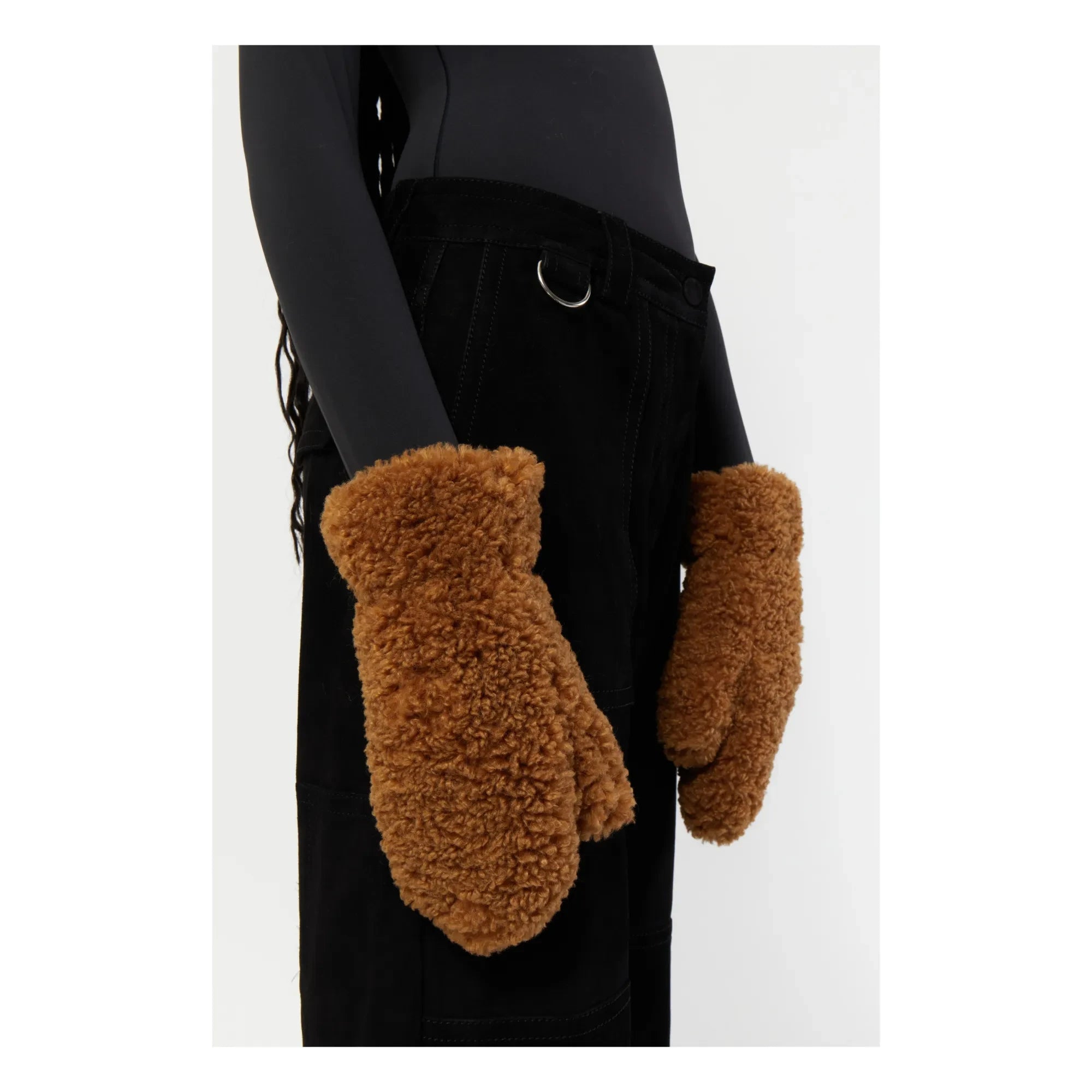 Apparis - Guantes Coco Teddie | Camel