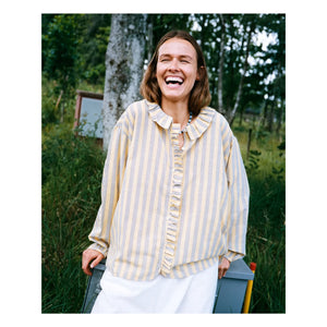 SISSEL EDELBO - Camisa de rayas Mirelle | Amarillo