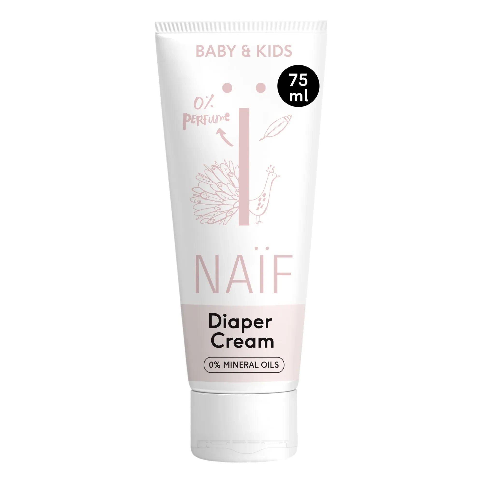 Naïf Natural Skincare - Crema para pañal sin perfume - 75 ml