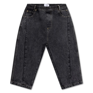 Repose AMS - Jeans de pernera ancha de algodón orgánico | Gris carbón
