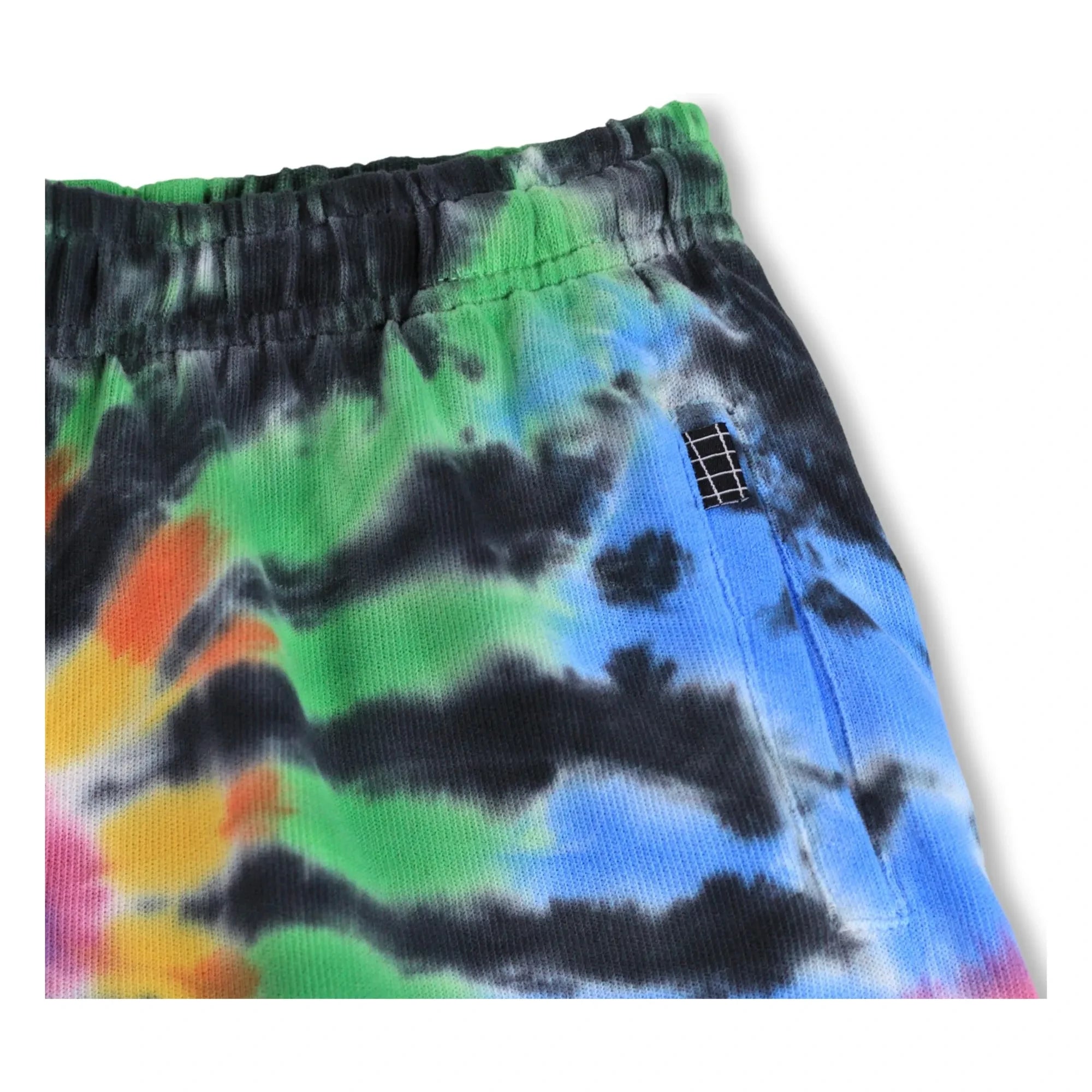 Molo - Pantalones cortos de algodón orgánico teñido Anudado Amile | Negro