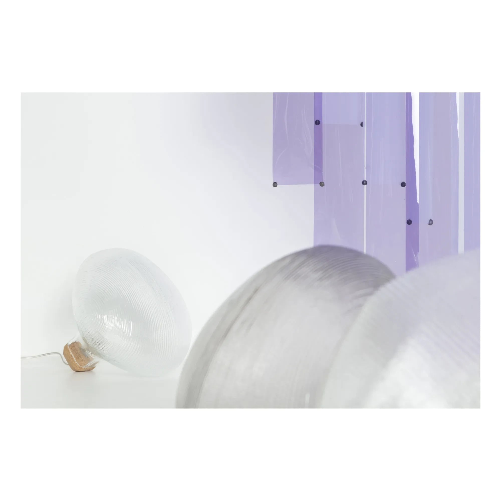 Petite friture - Lámpara de pie Tidelight - Transparente