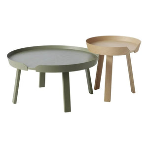 Mesa de centro redonda Muuto - verde pálido
