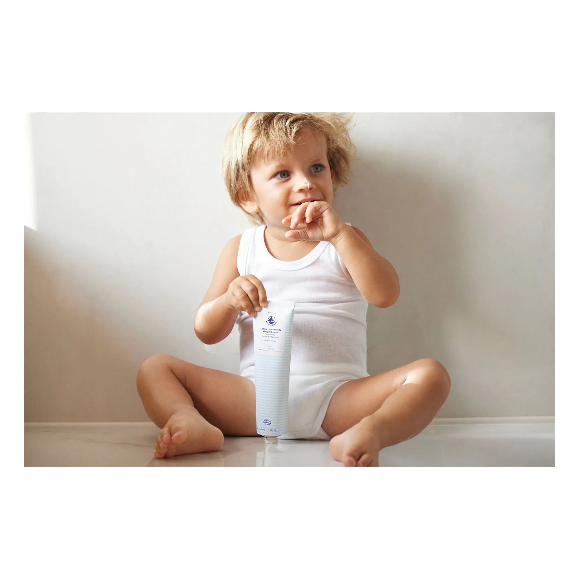 Petit Bateau - Crema nutritiva para rostro y cuerpo - 150 ml