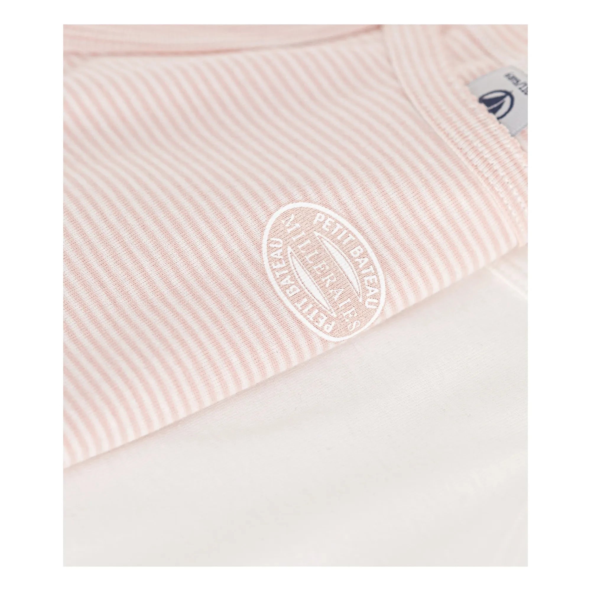 Petit Bateau - Conjunto de 2 camisetas de tirantes a rayas | Rosa