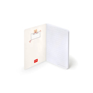 Legami - A6 Çizgili Sert Kapaklı Resimli Defter - Oyuncak Ayı