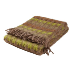 Mantas Ezcaray - Manta de mohair Mia | Verde