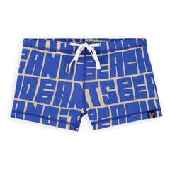 Beach & Bandits - Bañador con Protección UV en relieve con fibra reciclada | Azul
