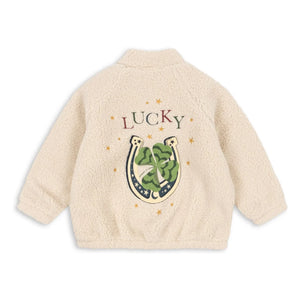 Konges Sløjd - Chaqueta Sherpa de Fibra Reciclada Lucky Jazz | Beige