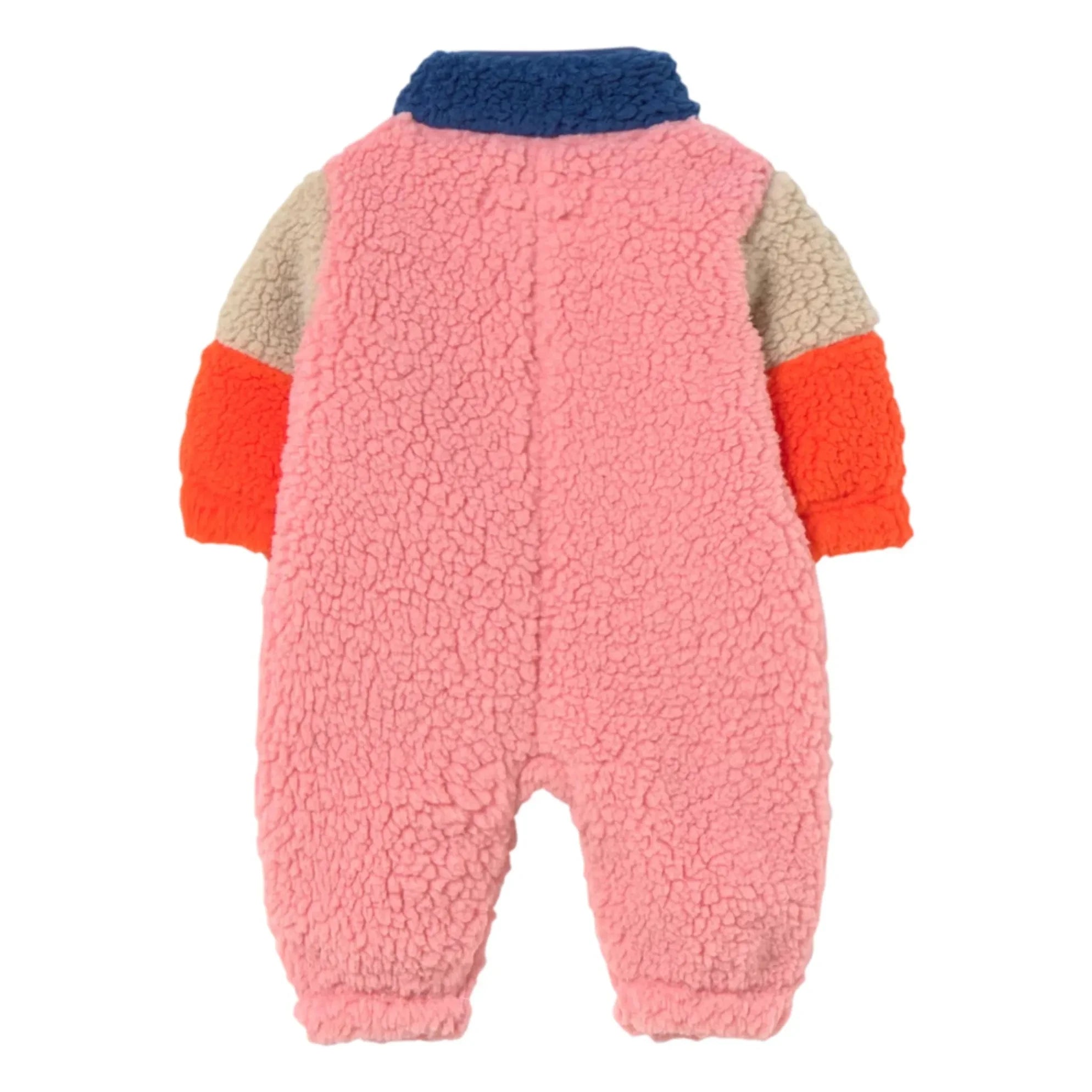 Tinycottons - Piloto estilo sherpa de color liso | Azul marino