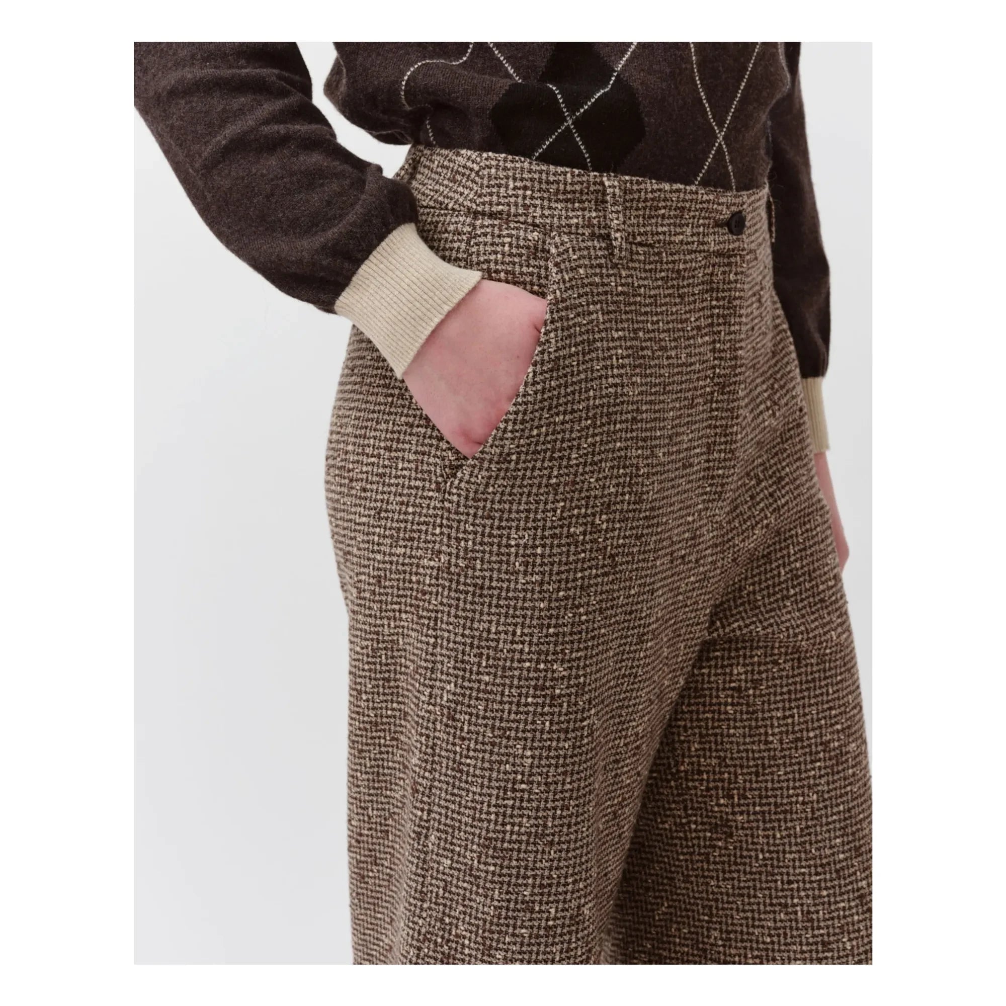 Diega - Pomito pantolon | Çikolata