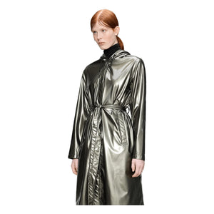 Rains - Abrigo Largo A-Line W3 | Gris carbón