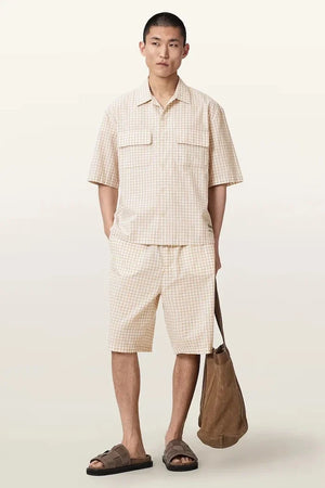 Camisa de algodón Rockland para hombre AllSaints