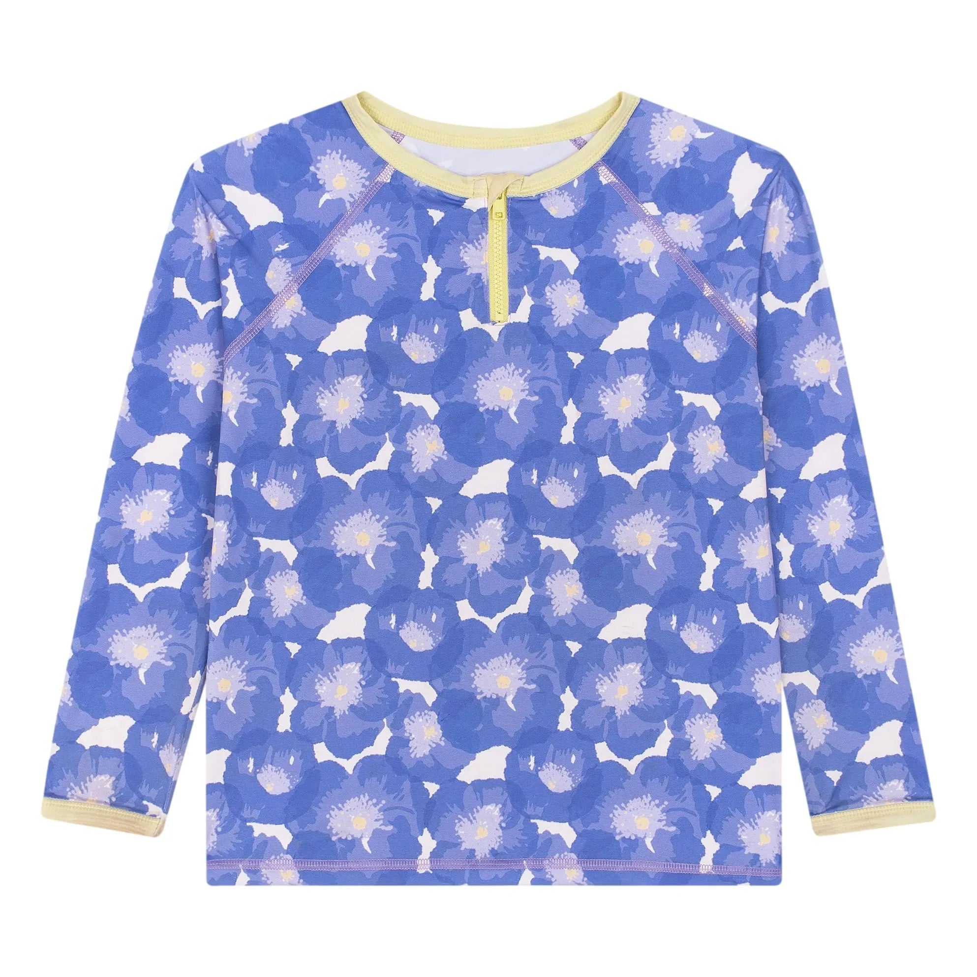 My First Cantê - Camiseta con protección UV con estampado floral | Azul