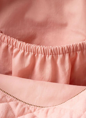 Editions Aimable - Bolsa de cuidado para bebés Suzanne | Gasa Vieja Rosa