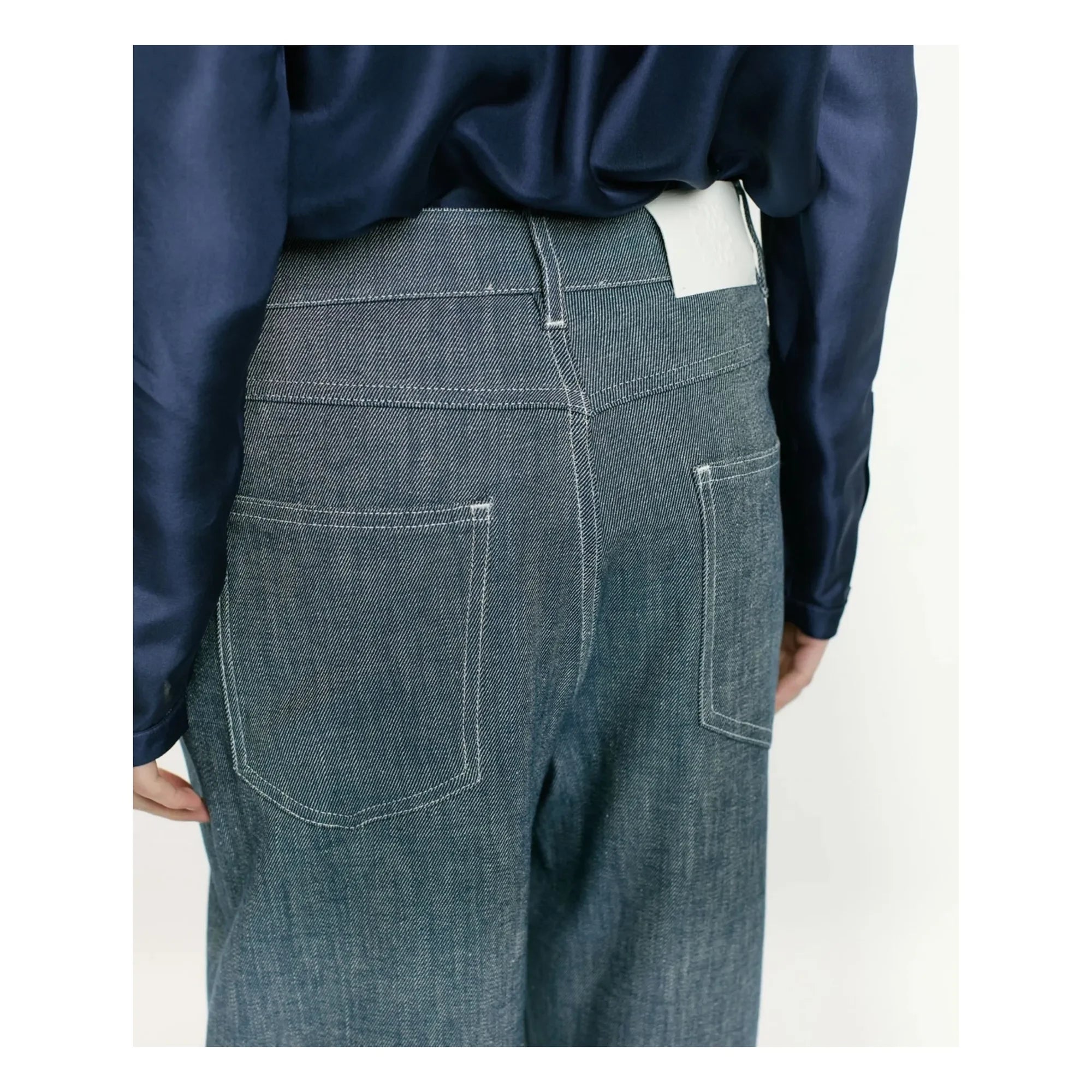 Momoni - Jean de fucsia | Azul denim