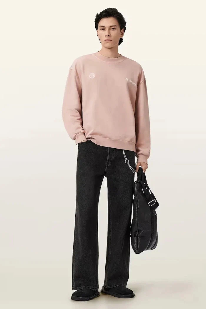 Sudadera de algodón con emblema AllSaints