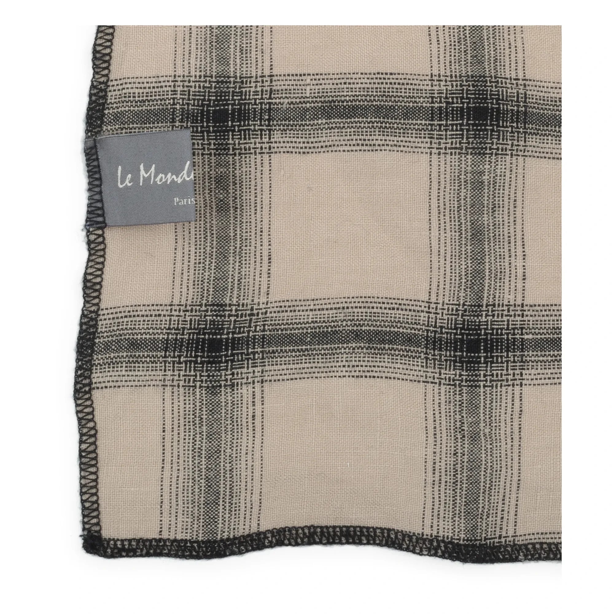 Le Monde Sauvage - Funda de almohada de lino lavado Highlands | Rosa beige