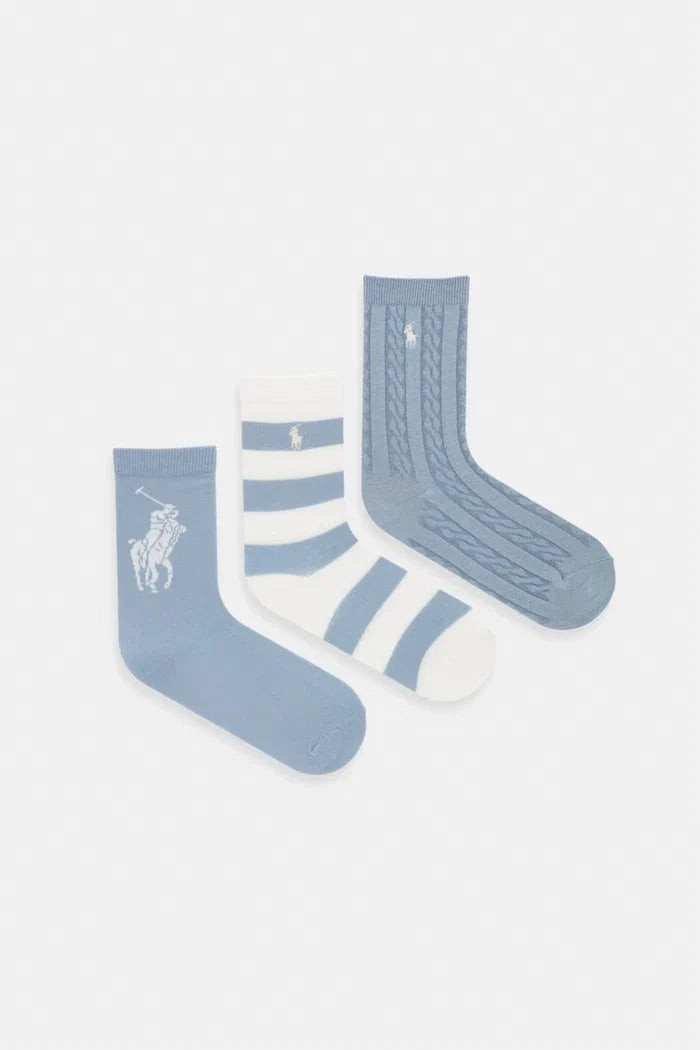 Polo Ralph Lauren Calcetines Infantiles, Paquete de 3