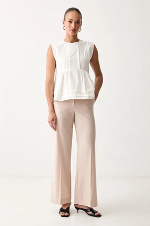 Blusa de algodón para mujer Weekend Max Mara WKDVALLO