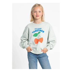 Hundred Pieces - Sudadera de algodón orgánico Alba | Verde jade