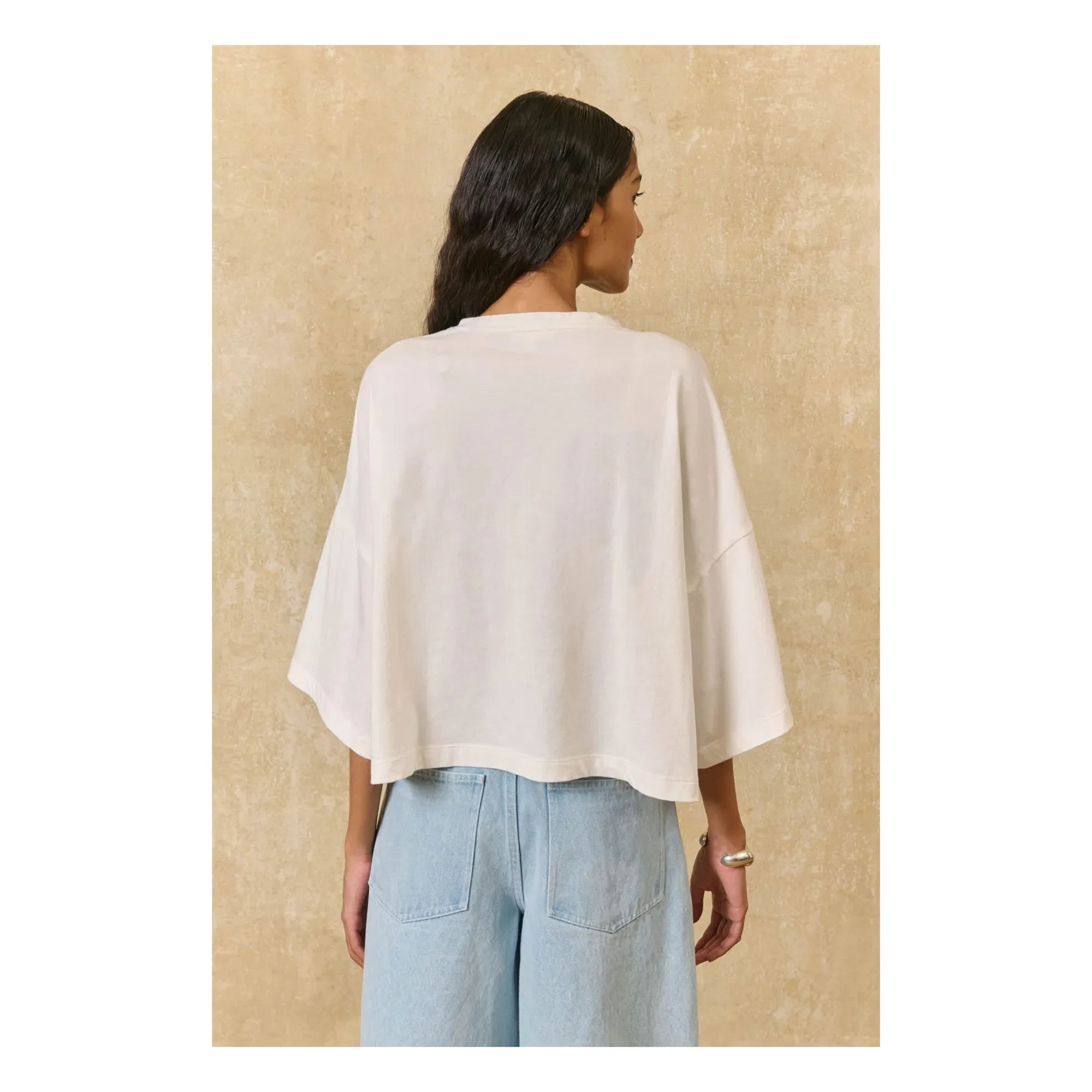 Louise Misha - Blusa de algodón orgánico Neolar | Crudo