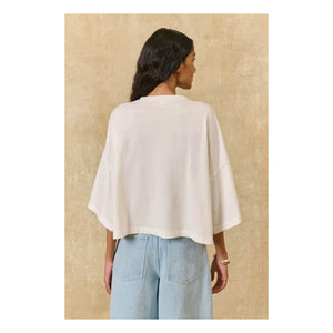 Louise Misha - Blusa de algodón orgánico Neolar | Crudo