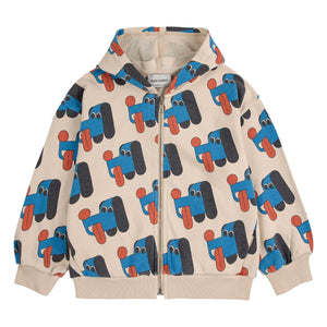 Bobo Choses - Sudadera con capucha Dogs de algodón orgánico | Beige