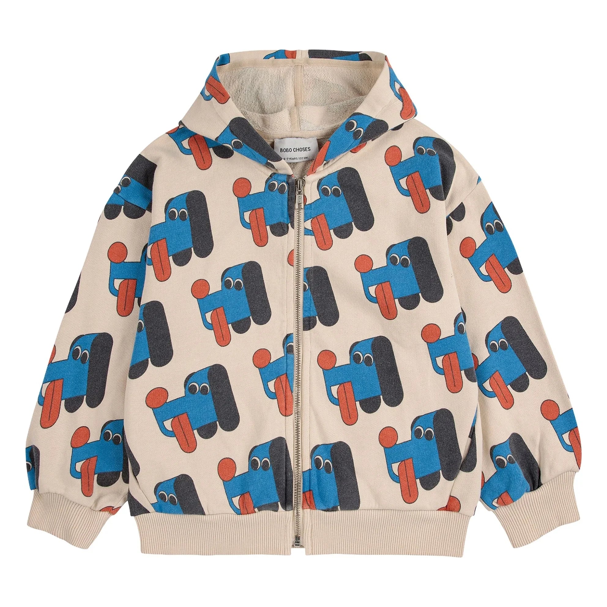 Bobo Choses - Sudadera con capucha Dogs de algodón orgánico | Beige