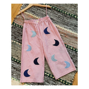 SISSEL EDELBO - Pantalón Saxo a Rayas - Colección Infantil | Rojo