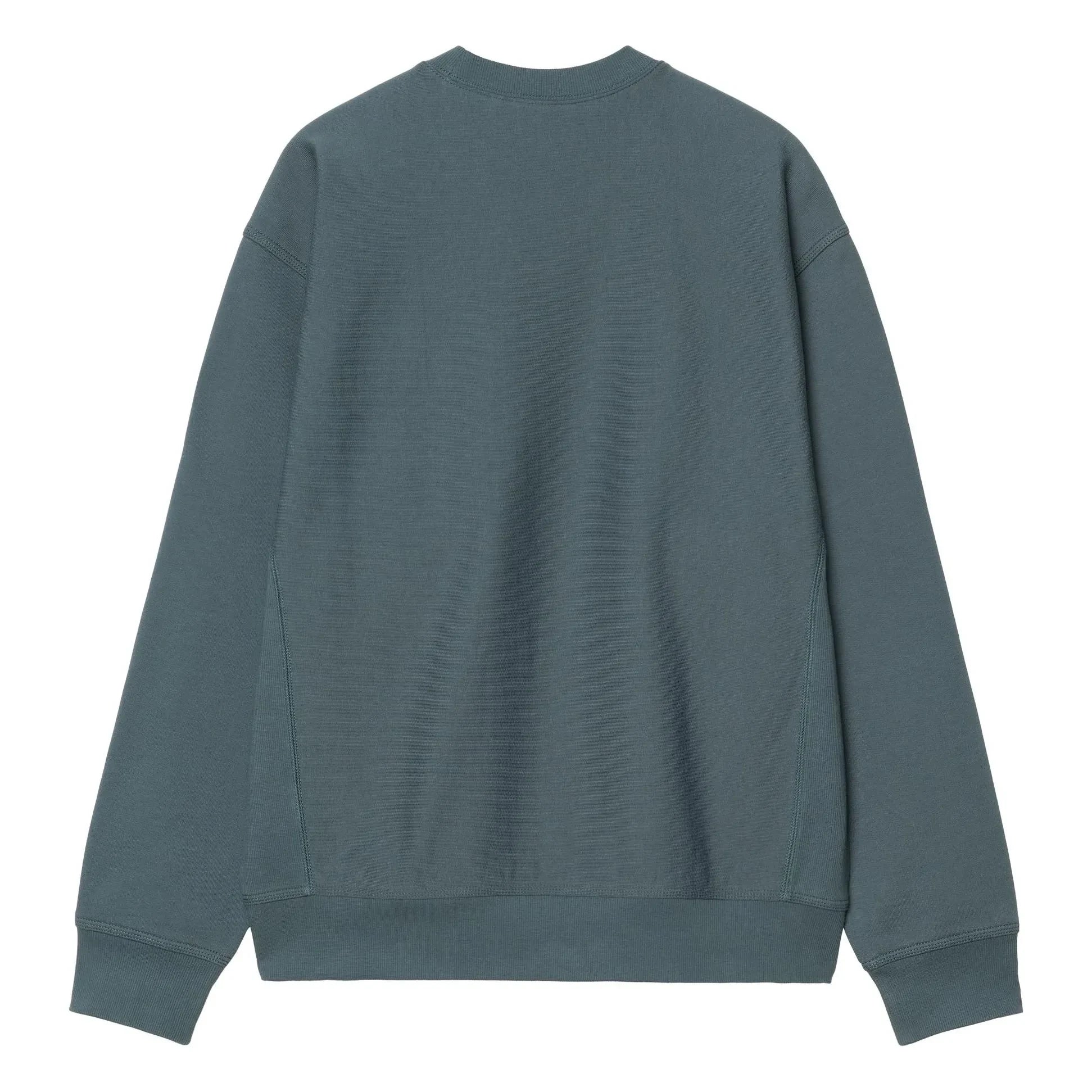 Carhartt WIP - Sudadera American Script | Azul Verde