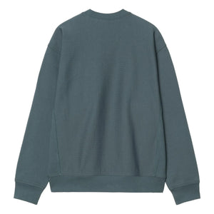 Carhartt WIP - Sudadera American Script | Azul Verde