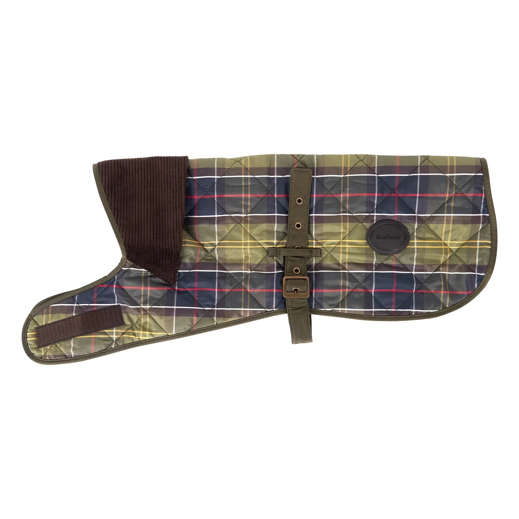 Barbour - Abrigo de tartán para perros | Azul