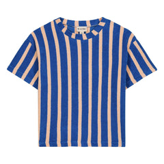 We Are Kids - Camiseta de algodón orgánico a rayas Jordan | Azul
