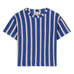 We Are Kids - Camiseta de algodón orgánico a rayas Jordan | Azul