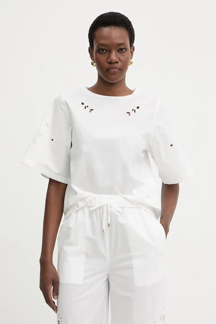 Camiseta de algodón TARGA de Weekend Max Mara para mujer
