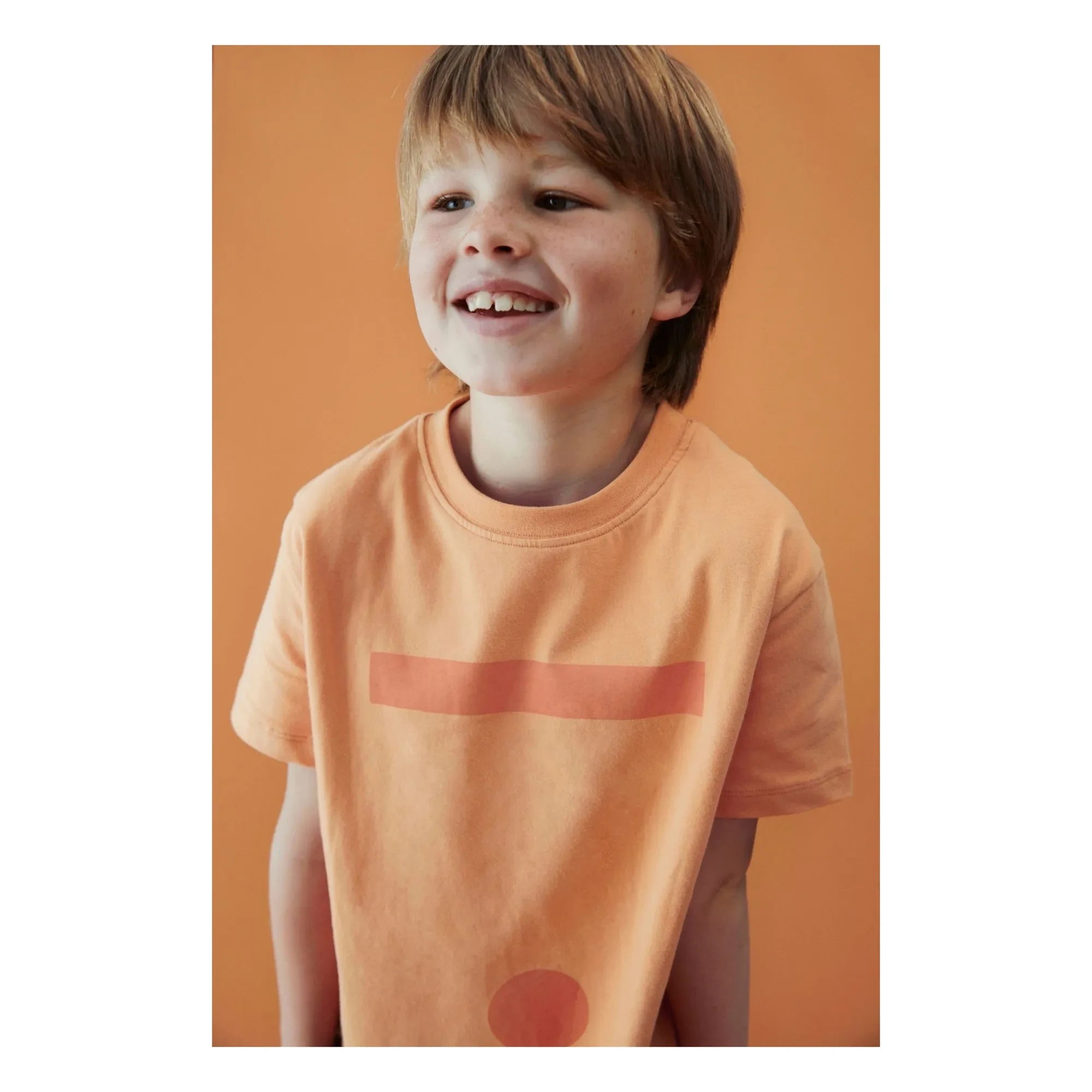 Gray Label - Camiseta Logo Algodón orgánico | Albaricoque