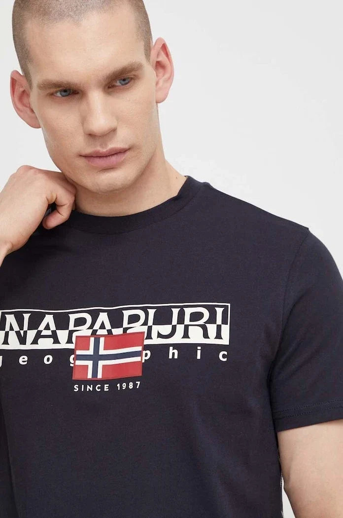 Camiseta de algodón S-Aylmer de Napapijri