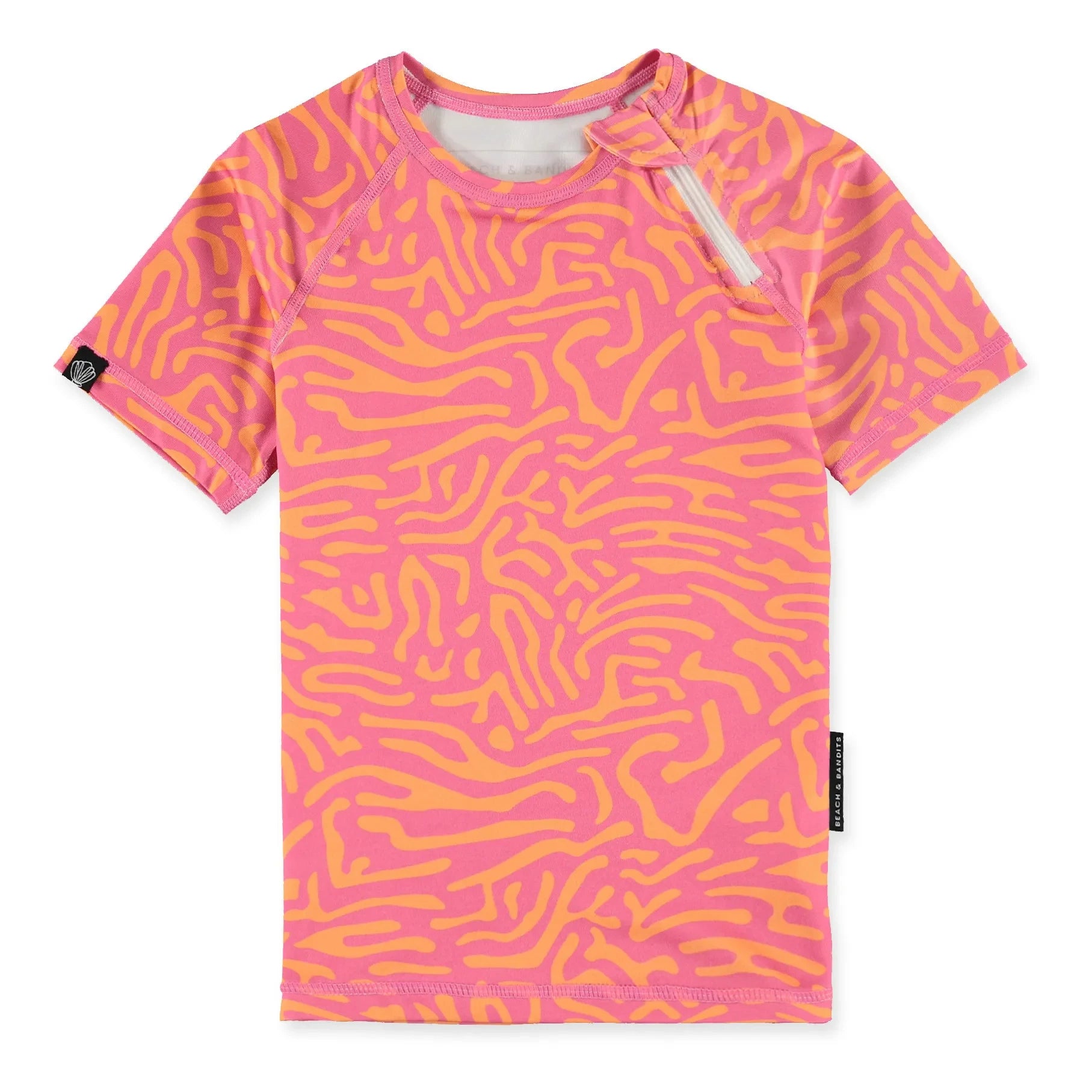 Beach & Bandits - Camiseta de protección solar Coral | Naranja